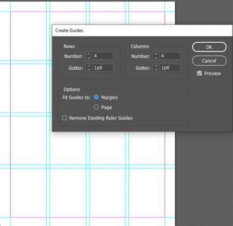 How to Make a Grid in InDesign / How to Hide the Document …