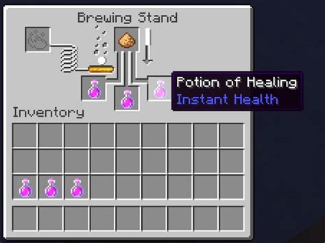 How to Make a Healing Potion Instant Health in Minecraft