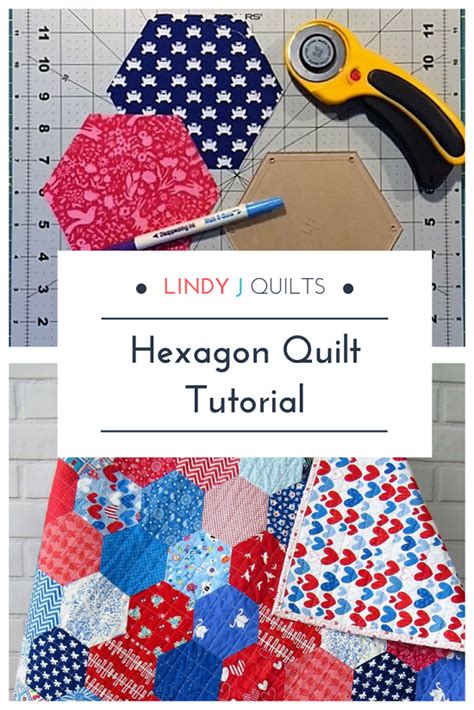 How to Make a Hexagon Quilt A Free Tutorial Lindy J Quilts
