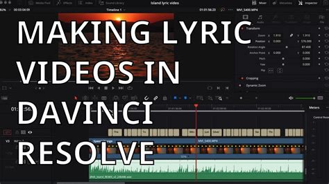 How to Make a Lyric Video in DaVinci Resolve