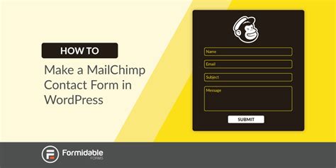 How to Make a Mailchimp Contact Form in WordPress