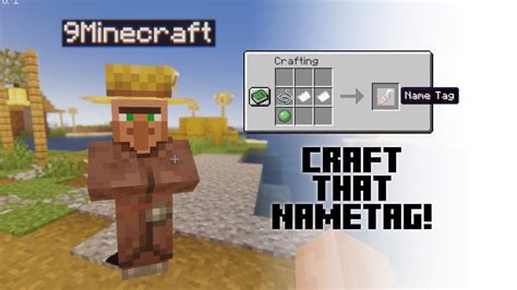 How to Make a Name Tag in Minecraft