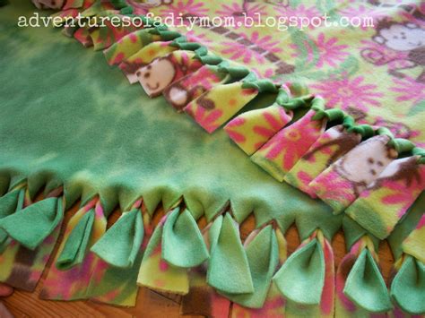 How to Make a No-Sew Fleece Blanket with Fringe by