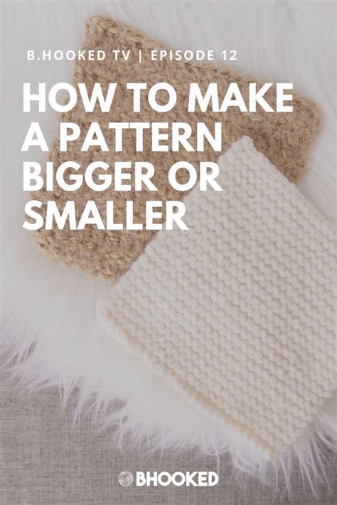 How to Make a Pattern Bigger or Smaller Pattern, Crochet designs