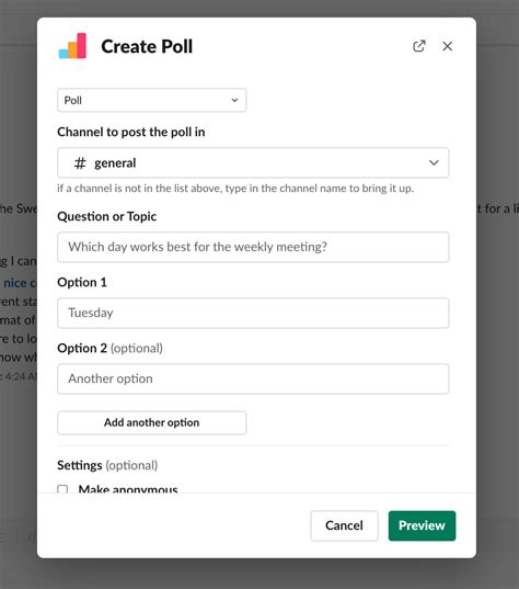 How to Make a Poll in Slack (2024) - ajh4.com