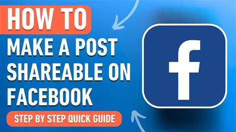 How to Make a Post Shareable on Facebook