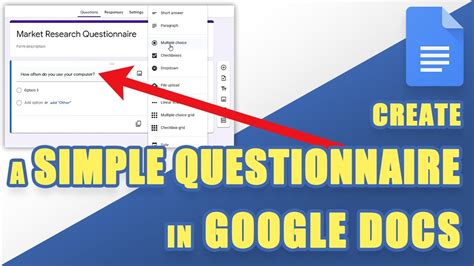 How to Make a Questionnaire on Google Docs Vegadocs