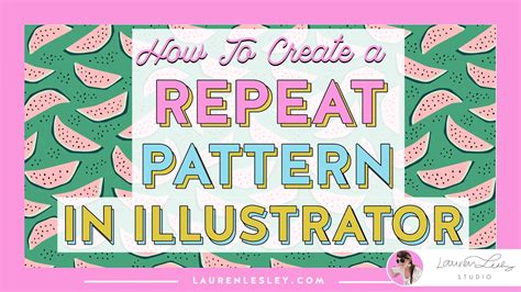 How to Make a Repeating Seamless Pattern in Illustrator Repeating