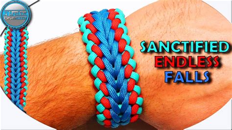 How to Make a Sanctified Paracord Bracelet Endless Falls Tutorial YouTube