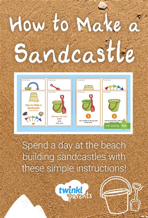 How to Make a Sandcastle StepbyStep Instructions Sand castle