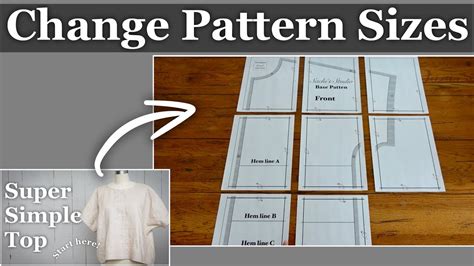 How to Make a Sewing Pattern Bigger (or smaller) Pattern Grading