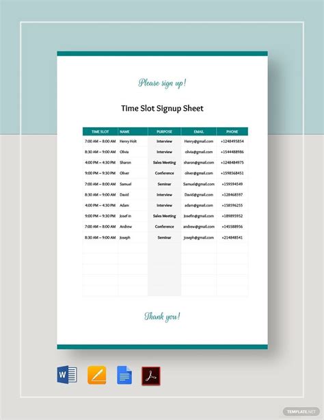 How to Make a Sign Up Sheet with Time Slots in Google Forms