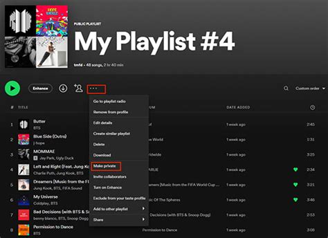 How to Make a Spotify Playlist Private