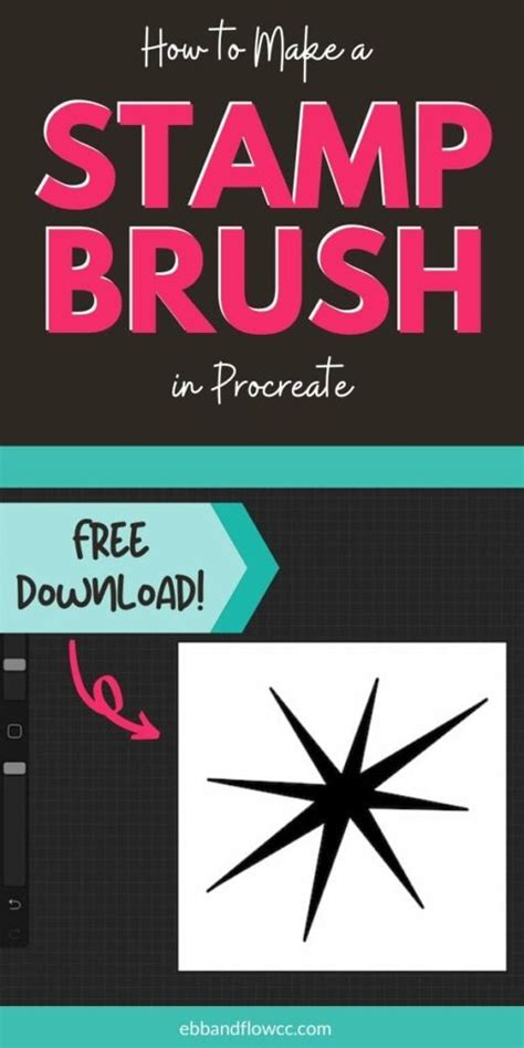 How to Make a Stamp Brush in Procreate Ebb and Flow Creative Co