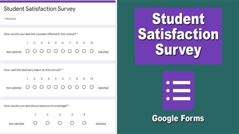 How to Make a Student Survey with Google Forms YouTube