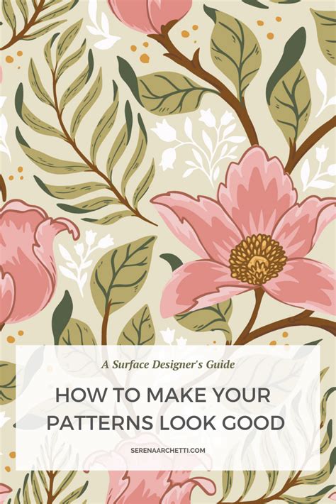How to Make a Surface Pattern Design Look Professional — Serena Archetti