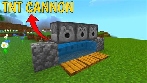 How to Make a TNT Cannon in Minecraft Pocket Edition YouTube