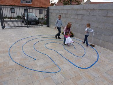 How to Make a Temporary 3 Circuit Classical Labyrinth Labyrinth