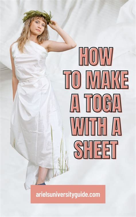 How to Make a Toga Out of a Sheet