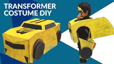 How to Make a Transformer Costume from Cardboard Best Transformer