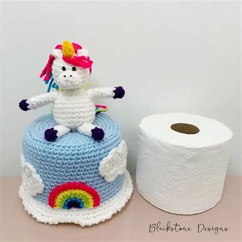 How to Make a Unicorn Toilet Paper Cover Free Crochet Pattern