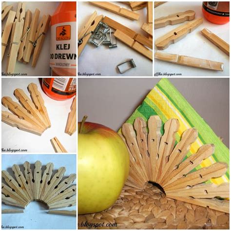 How to Make a Unique Napkin Holder from Clothespins - i …