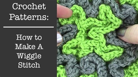 How to Make a Wiggle Crochet Pattern YouTube