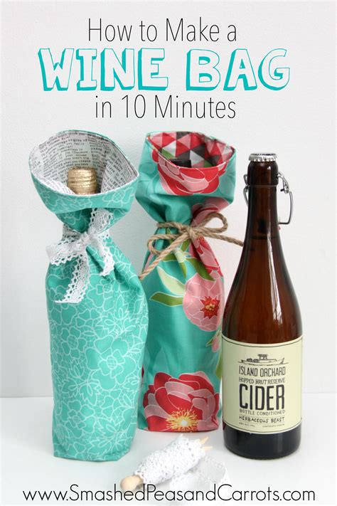 How to Make a Wine Bag A Free StepbyStep Tutorial Wine bag pattern