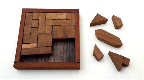 How to Make a Wooden Puzzle with Difficult Design DIY YouTube