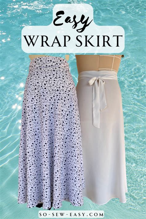 How to Make a Wrap Skirt + Free Long Wrap Skirt Patterns