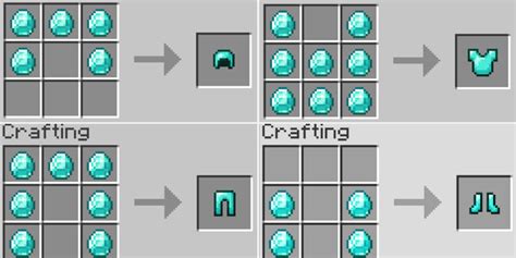 How to Make an Armor in Minecraft Materials Crafting Guide Uses