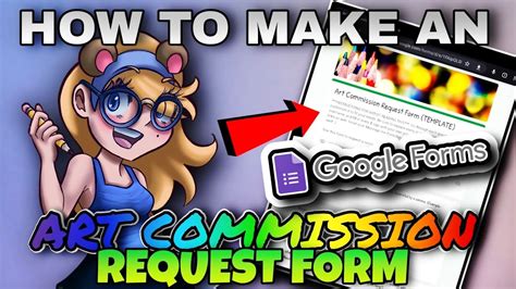 How to Make an Art Commission Request Form (Tutorial) YouTube