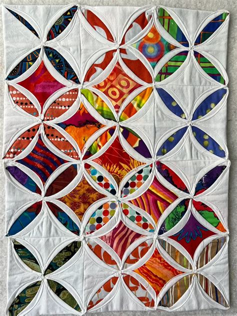 How to Make an Easy Cathedral Window Quilt