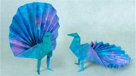 How to Make an Easy Origami Peacock - Origami Peacock Easy