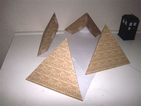 How to Make an Egyptian Pyramid Easy Papercraft Project