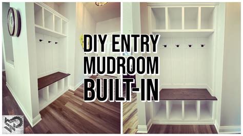 How to Make an Entry Mudroom BuiltIn Part1 YouTube