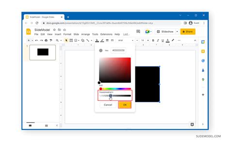 How to Make an Image Transparent in Google Slides