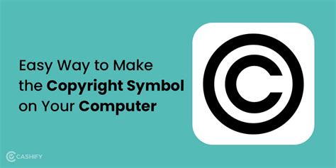 How to Make the Copyright Symbol on Your Computer