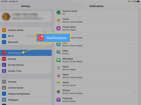 How to Manage Push Notifications on the iPad