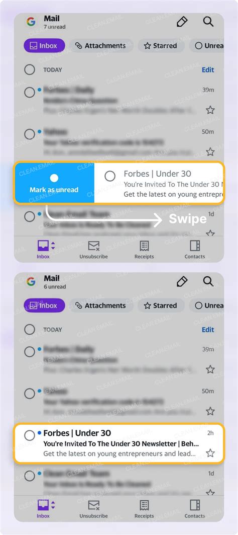 How to Mark a Message Unread in Yahoo Mail