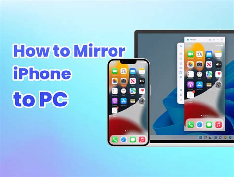 How to Mirror an iPhone or iPad to a PC