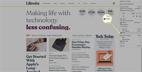 How to Modify Page Setup for Printing in Firefox