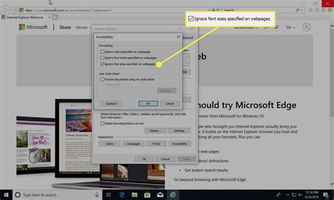 How to Modify Text Size in Internet Explorer