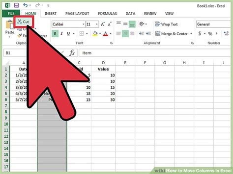 How to Move Columns in Excel