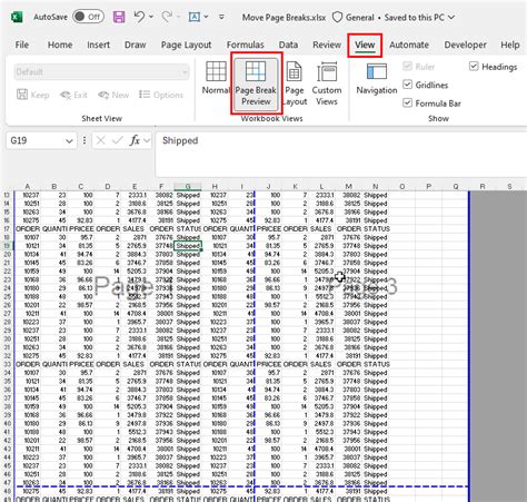 How to Move Page Breaks in Excel Learn Excel