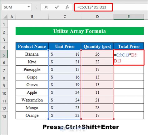 How to Multiply in Excel