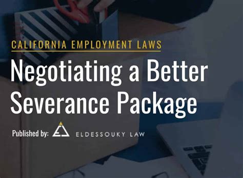 How to Negotiate a Better Severance Package