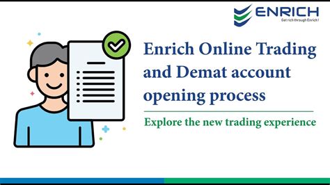 How to Open Demat Trading Account? - Enrich Broking