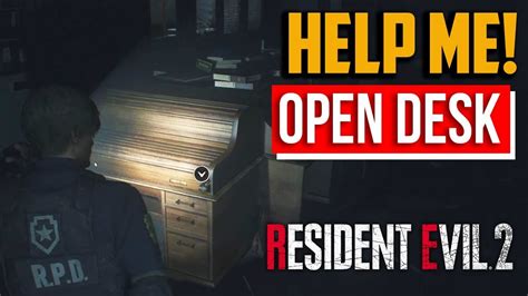 How to Open Leon's Desk Resident Evil 2 Remake YouTube.