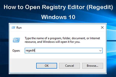 How to Open Registry Editor in Windows